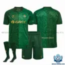 Real Betis Away Kid Replica Football Kit 2026/27 - overview with socks