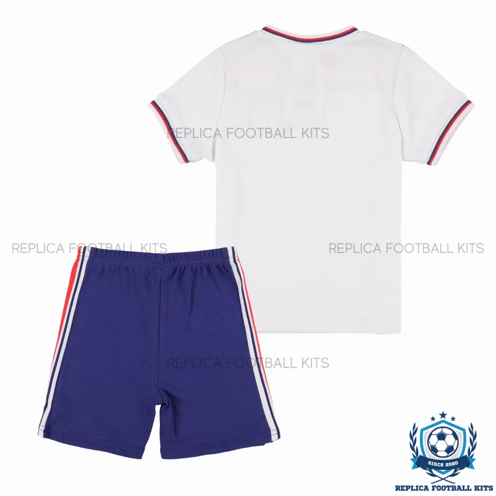 Retro England Home Kid Replica Football Kit 1982 - backview