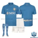 SSC Napoli Home Kid Replica Football Kit 2026/27 - overview with socks