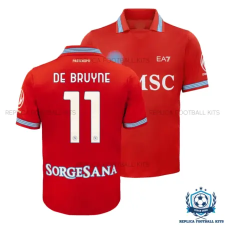 SSC Napoli DE BRUYNE 11 Third Men Replica Football Shirt 2026/27 - overview