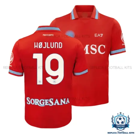 SSC Napoli HØJLUND 19 Third Men Replica Football Shirt 2026/27 - overview