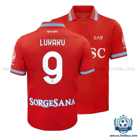 SSC Napoli LUKAKU 9 Third Men Replica Football Shirt 2026/27 - overview