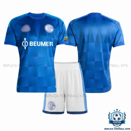Schalke 04 Home Kid Replica Football Kit 2026/27 - overview