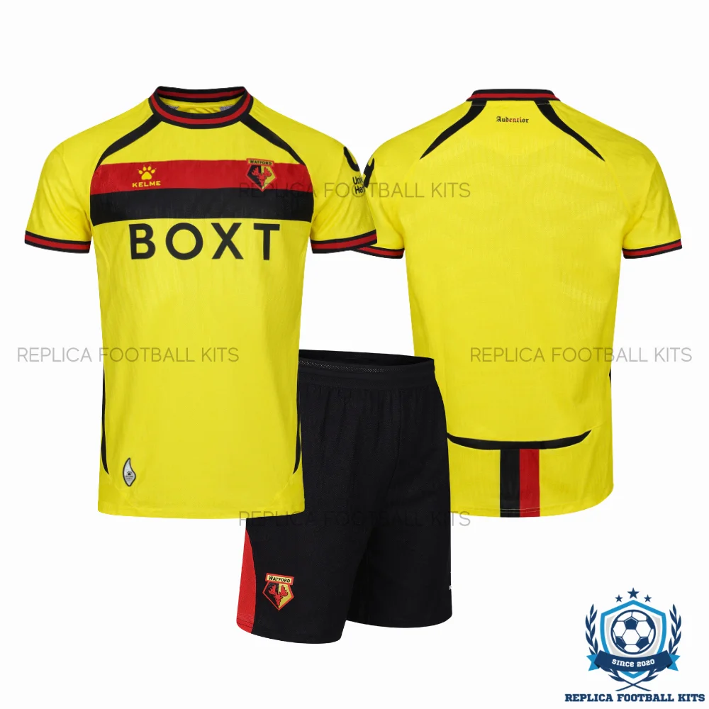 Watford Home Kid Replica Football Kit 2026/27 - overview