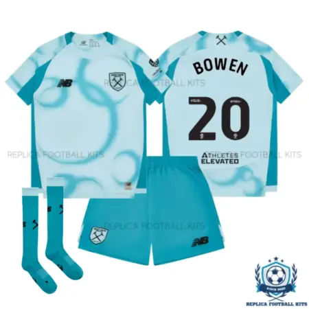 West Ham BOWEN 20 Third Kid Replica Football Kit 2026/27 - overview with socks