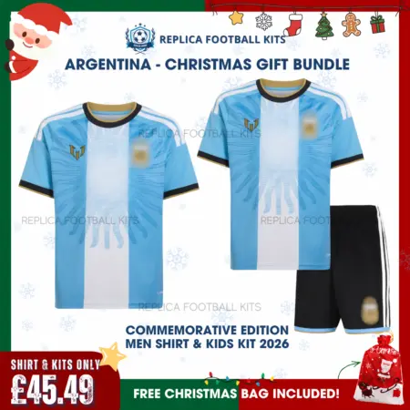 Argentina 2026 Full Kit Gift Set – Commemorative Edition Dad Shirt and Son Kit