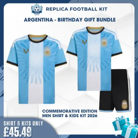 Argentina 2026 Full Kit Gift Set – Commemorative Edition Dad Shirt and Son Kit