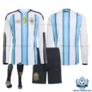 Argentina World Cup 2026 Home Kid Replica Football Kit Long Sleeve - overview