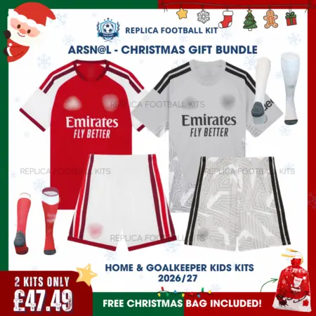 Arsn@l-2026_27-Full-Kit-Gift-Set-E28093-Home-and-Goalkeeper-Kids-Football-Kits.webp-xmas frame