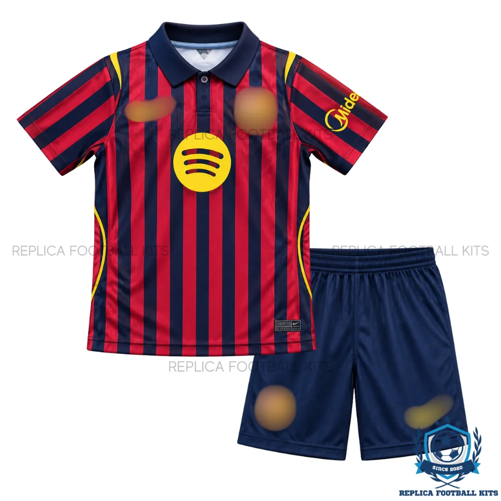 Barcelona Home Kid Replica Football Kit 2027/28 - frontview