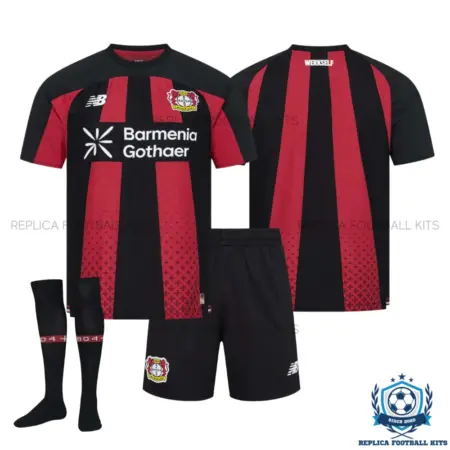 Bayer Leverkusen Home Kid Replica Football Kit 2026/27 - overview