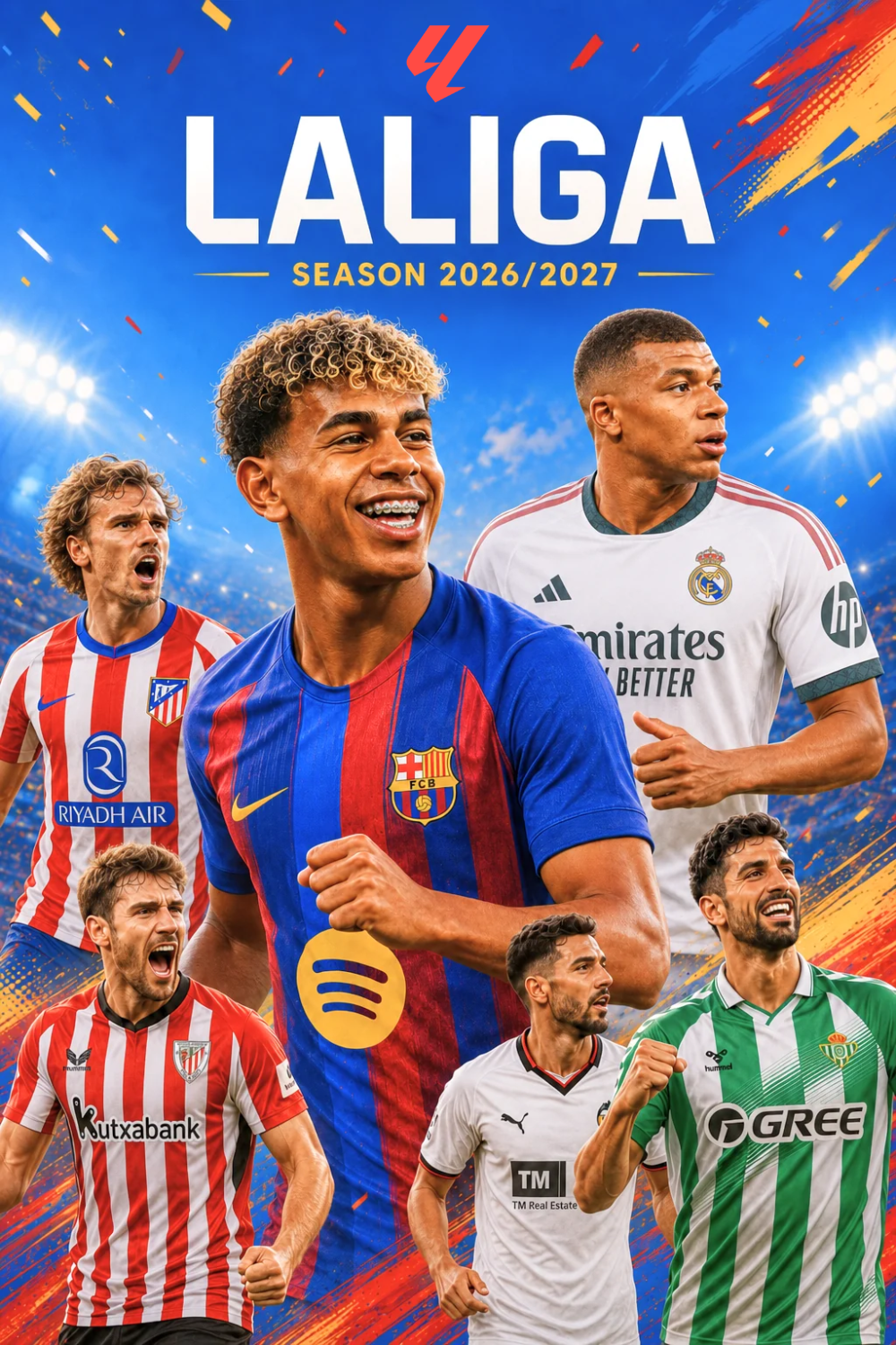 Laliga new season 26_27 benner