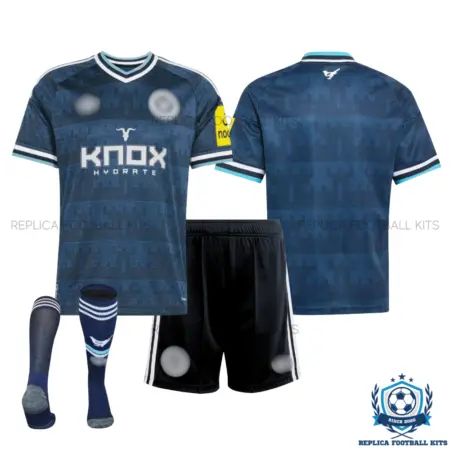 Newcastle Away Kid Replica Football Kit 2026/27 - overview with black short