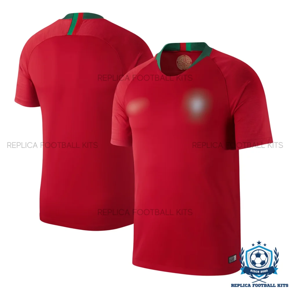 Retro Portugal Home Men Replica Football Shirt 2018 - overview