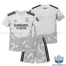 Real Madrid Grey Goalkeeper Kid Replica Football Kit 2026/27 - overview