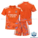 Real Madrid Orange Goalkeeper Kid Replica Football Kit 2026/27 - overview