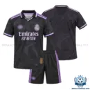 Real Madrid Black Purple Special Edition Kid Replica Football Kit 2026/27 - overview