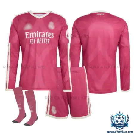 Real Madrid Third Kid Replica Football Kit 2026/27 Long Sleeve - overview