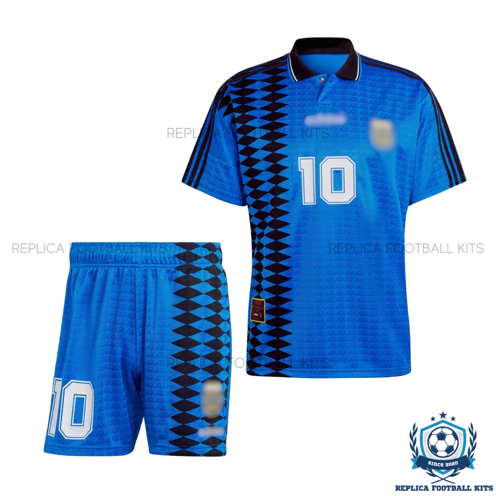 Retro Argentina 10 Away Kid Replica Football Kit 1994 - overview