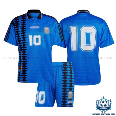 Retro Argentina 10 Away Kid Replica Football Kit 1994 - overview