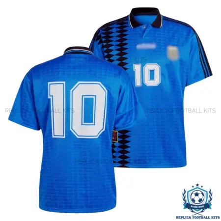 Retro Argentina Away Men Replica Football Shirt 1994 - overview