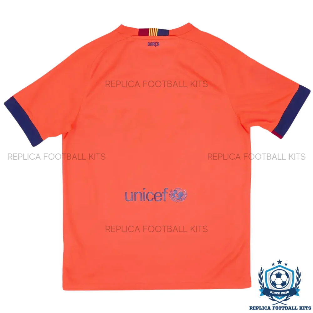 Retro Barcelona Away Men Replica Football Shirt 2014/15 - backview
