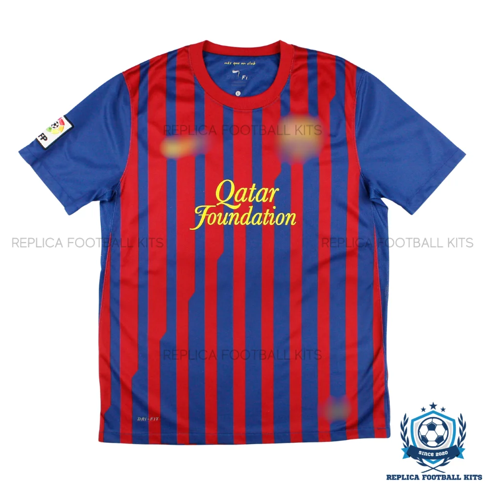 Retro Barcelona MESSI 10 Home Men Replica Football Shirt 2011/12 - frontview