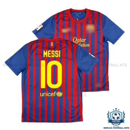 Retro Barcelona MESSI 10 Home Men Replica Football Shirt 2011/12 - overview