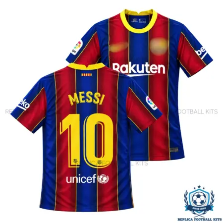 Retro Barcelona MESSI 10 Home Men Replica Football Shirt 2020/21 - overview
