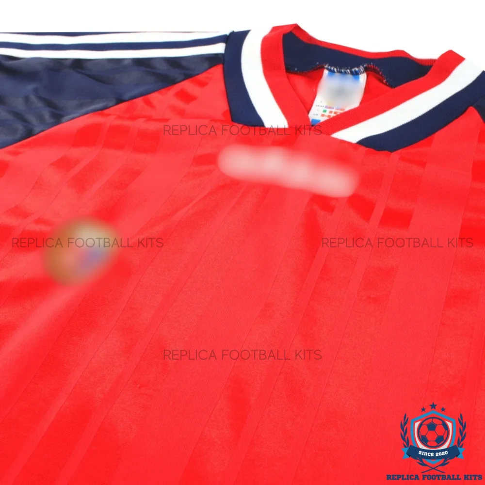 Retro Norway Home Men Replica Football Shirt 1994 - detail