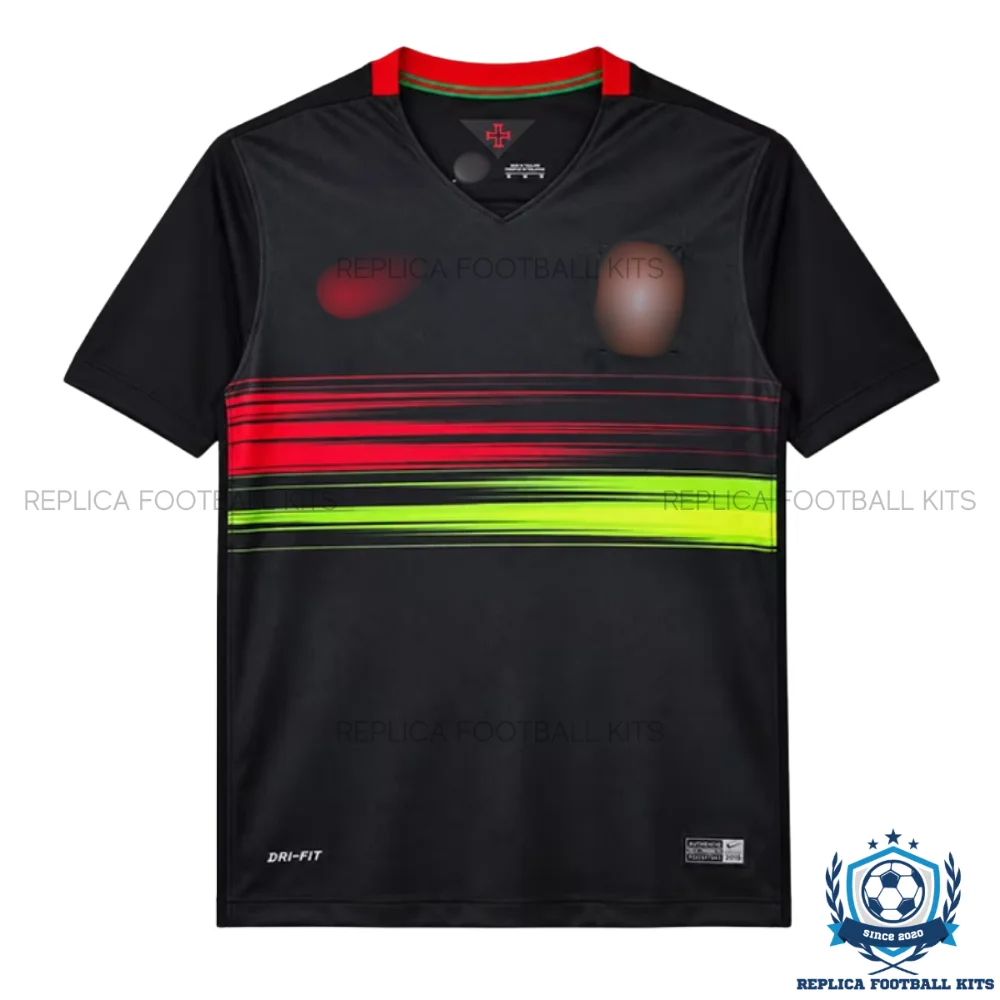 Retro Portugal Away Men Replica Football Shirt 2015 - front view