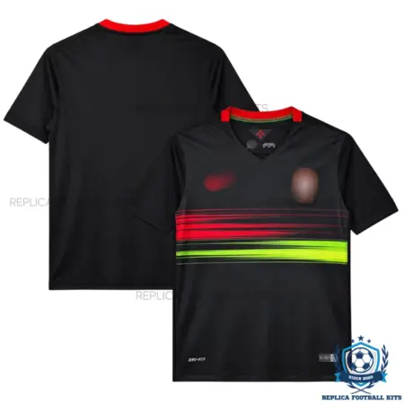 Retro Portugal Away Men Replica Football Shirt 2015 - overview