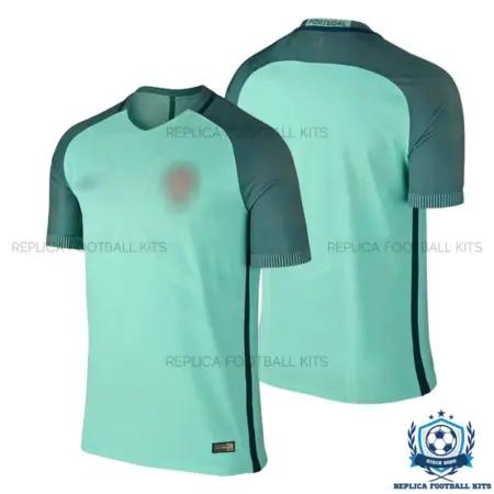 Retro Portugal Away Men Replica Football Shirt 2016 - overview