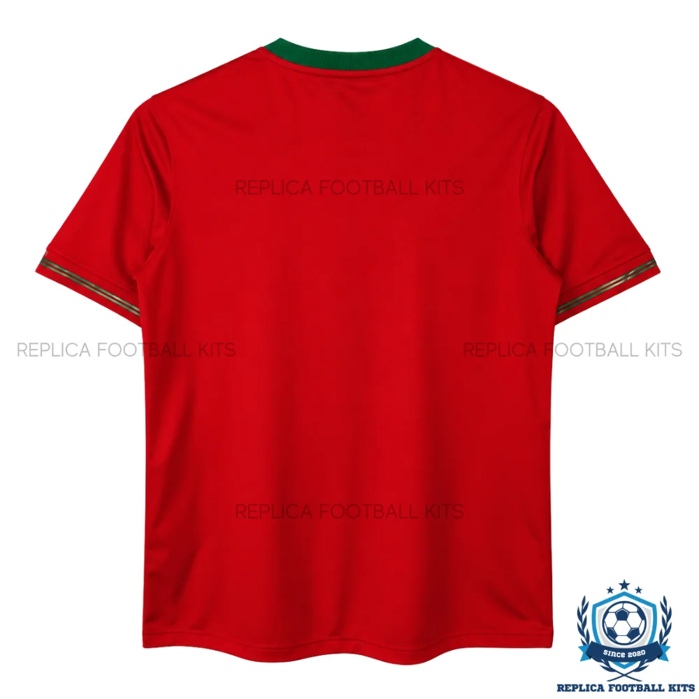 Retro Portugal Home Men Replica Football Shirt 2012 - backview