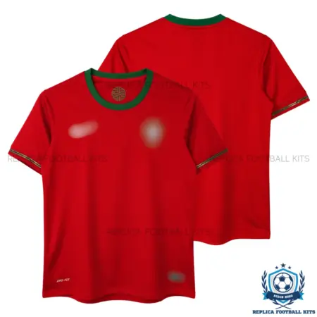 Retro Portugal Home Men Replica Football Shirt 2012 - overview